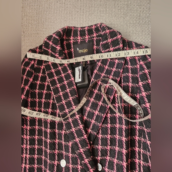 Maje Vitrite Tweed Blazer 34 - Picture 13 of 14